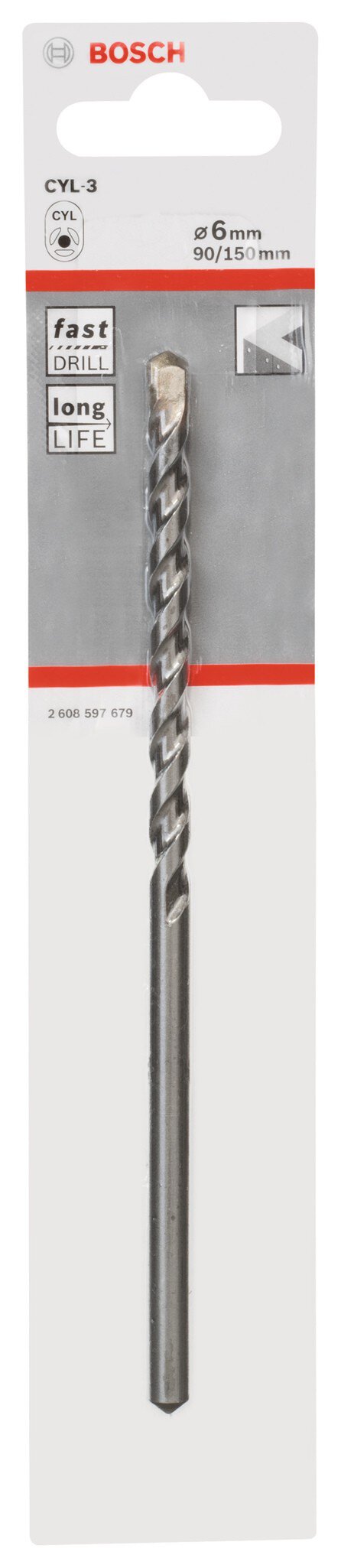 St.Steinbohrer Bosch cyl-3 6x90x150