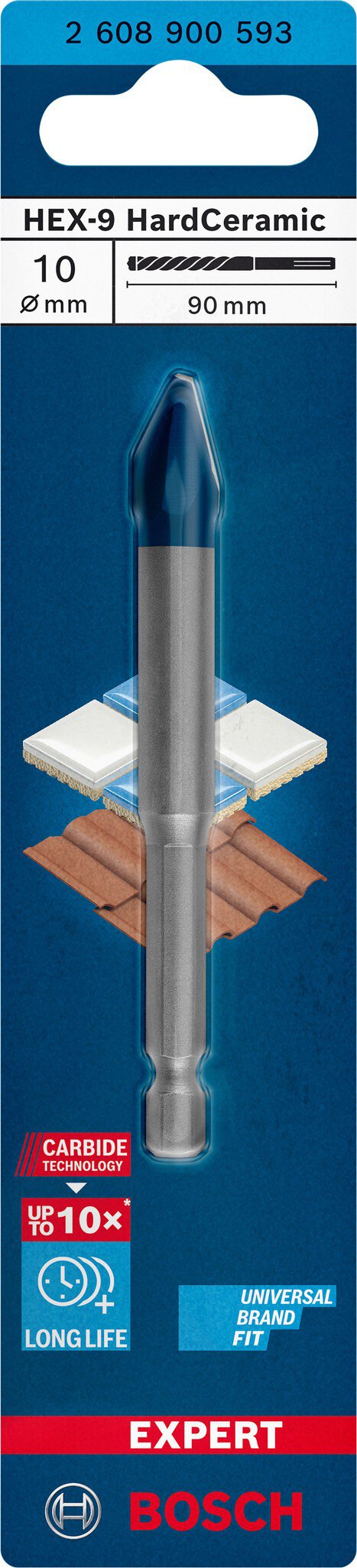 Pz.broca Bosch Expert Hex-9 10x90 mm