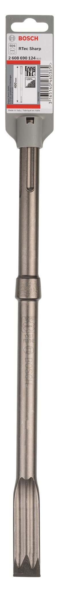 Pc.Bosch sds-max flat chisel r-tec 400x26