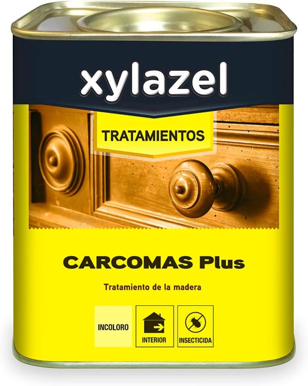 Tin Xylazel anti-woodworm wood preservative plus 750ml