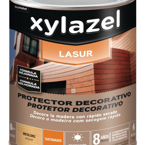 Bote Xylazel protector madera lasur satinado incoloro 750ml