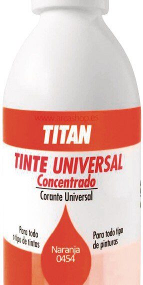Bote Titan tinte universal naranja 50ml