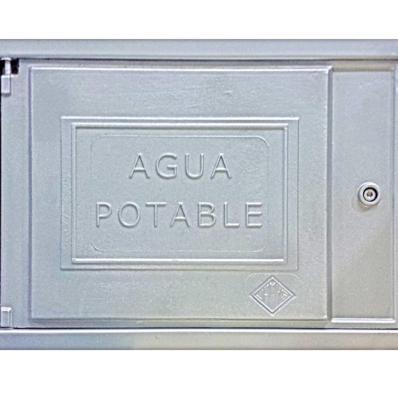 Tapa registro pared aluminio 25x35 aigues potables (cat.)