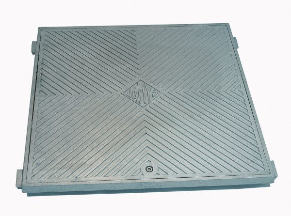 Tapa registro suelo aluminio 20x20