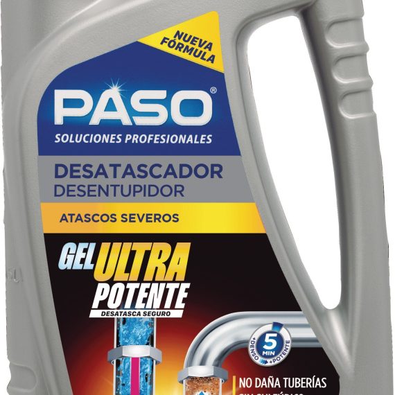 Bote Paso desatascador gel express 1l