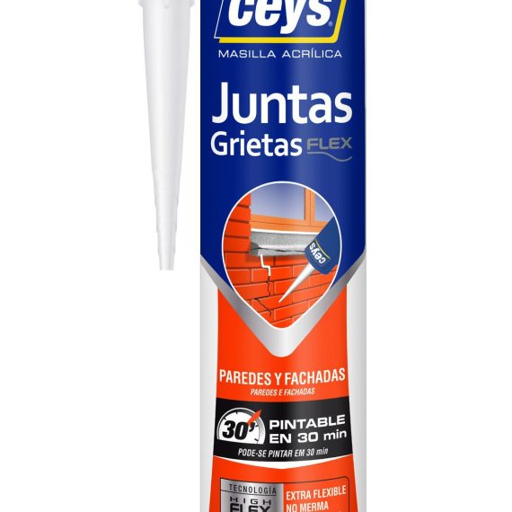 Cartucho 280 ml Ceys juntas grietas flex bl