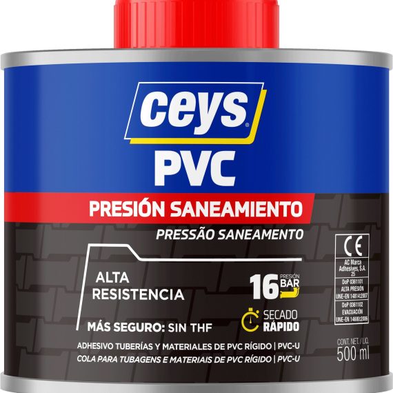 Cartucho Ceys PVC presión-saneamiento 500ml