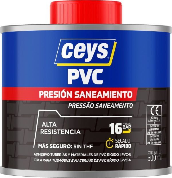 Kartusche Ceys PVC Druck-Abwasser 500ml