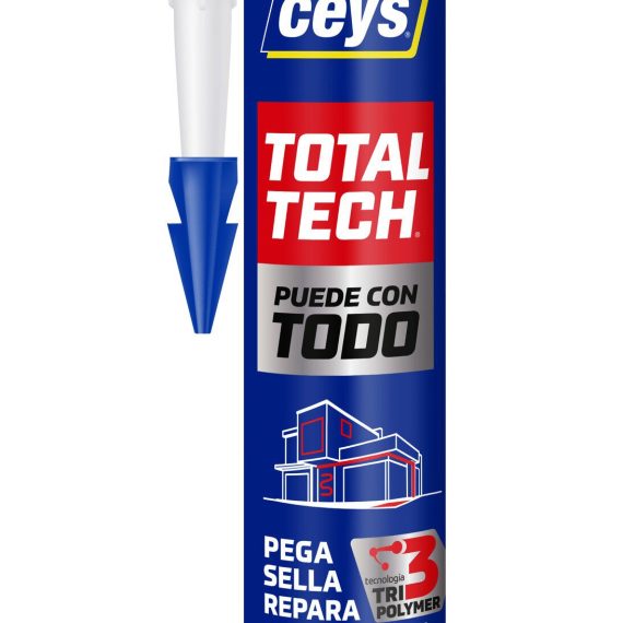 Cartucho masilla Ceys total tech transparente 290ML