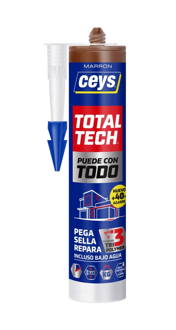 Kartusche Dichtmasse Ceys total tech braun 290 ML