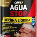 Cubo Ceys Aguastop silicona líquida rojo 1kg