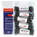 Paquete 5 pares Cofra cordon bow negro/marron 110cm