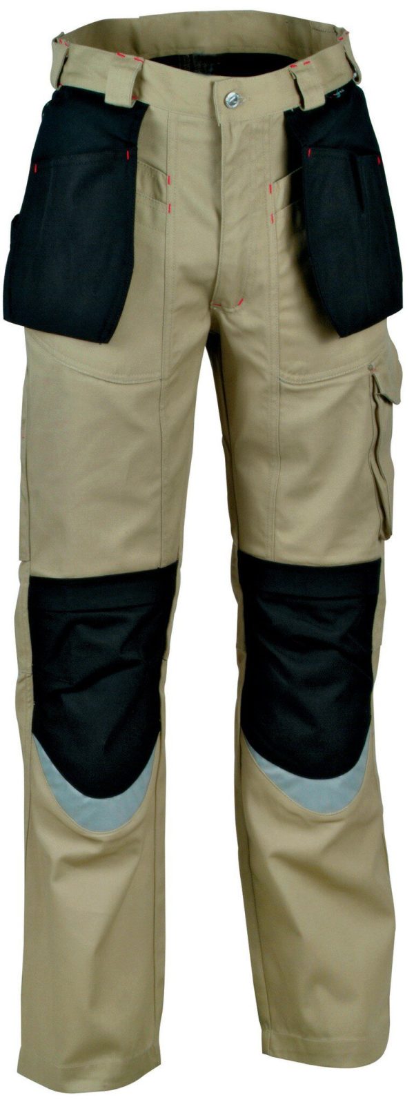 Pantalon Cofra mod. carpenter Talla E.54 beige/negro