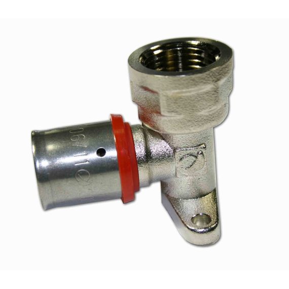 Pz. codo con soporte 16x1/2