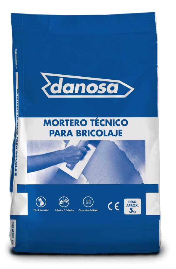 Sack technical concrete repair mortar R3 Danosa 5kg. (350180)