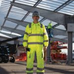 Pz.Deltaplus pantalon Mach2 amarillo fluo/gris t.m