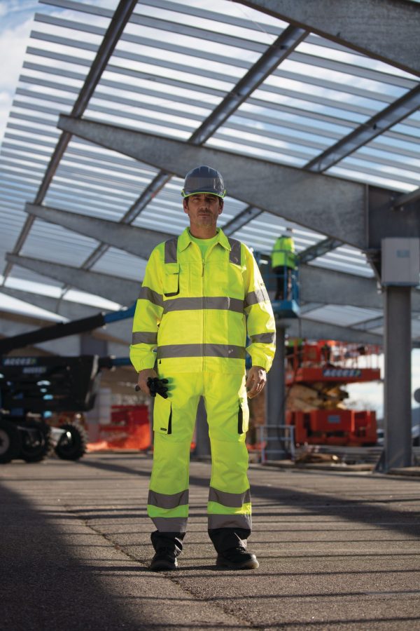 Ud. Deltaplus pantaló Mach2 groc fluor/gris t.m