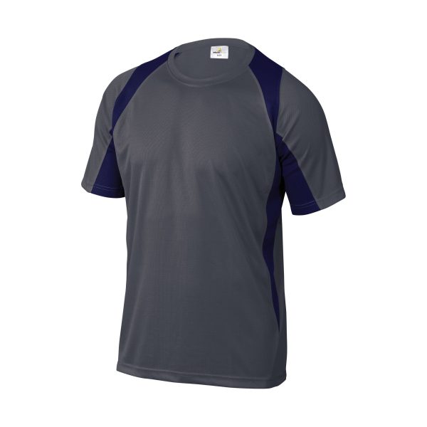 Pz.Deltaplus camiseta bali gris/azul marino t.l