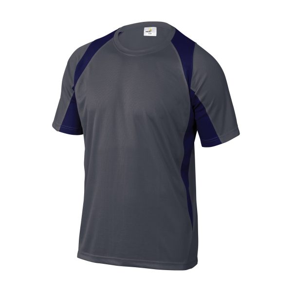 Pz.Deltaplus camiseta bali gris/azul marino t.xl