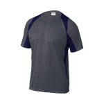 Pz.Deltaplus camiseta bali gris/azul marino t.xxl