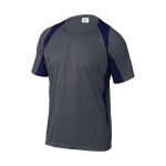 Pz.Deltaplus camiseta bali gris/azul marino t.xxxl