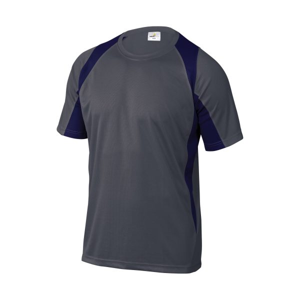 Pz.Deltaplus camiseta bali gris/azul marino t.xxxl