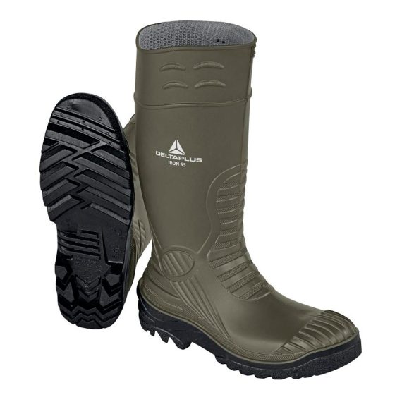 Pz.Deltaplus bota de agua Iron S5 SRC kaki 43