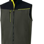 Pz. Deltaplus chaqueta Softshell SOCCIA Kaki-Negro M