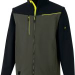 Pz. Deltaplus chaqueta Softshell SOCCIA Kaki-Negro L