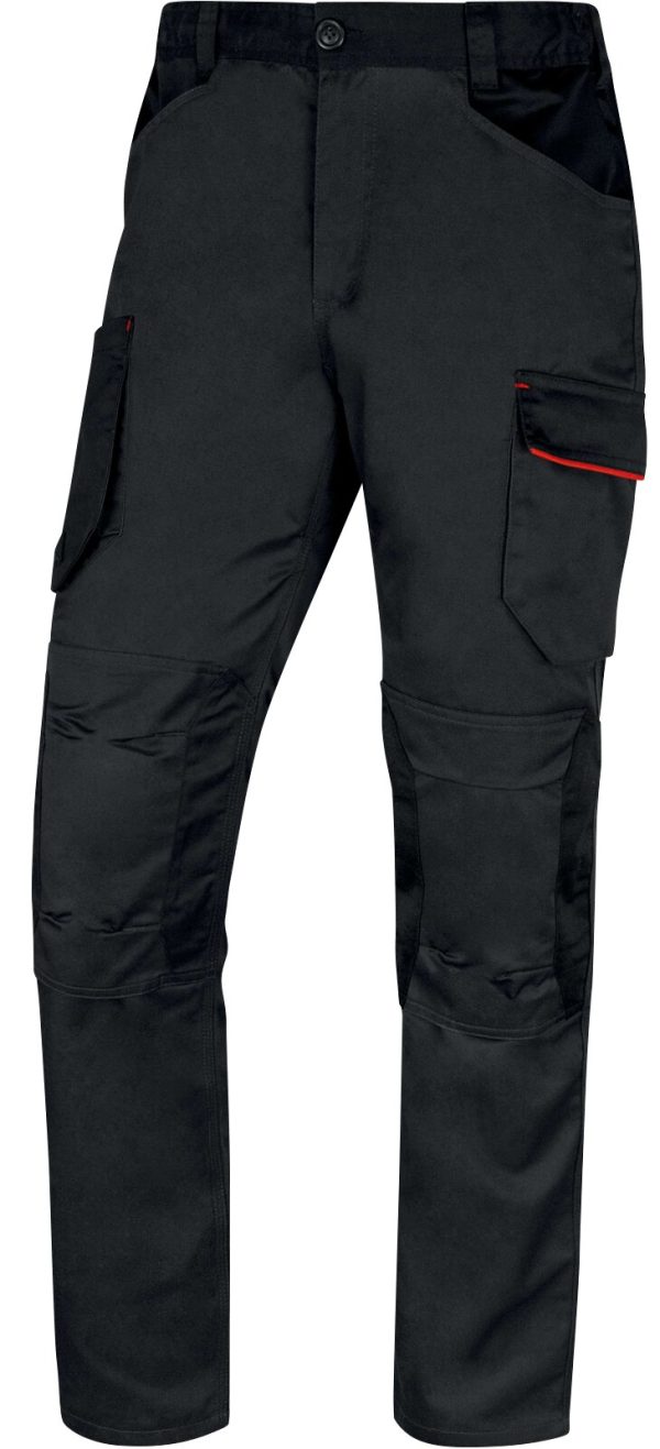Pz. Deltaplus pantalon hombre Mach2 gris oscuro-rojo L