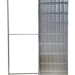 Estruct.correderas new space 700 x 2020 x 100 pared placa yeso