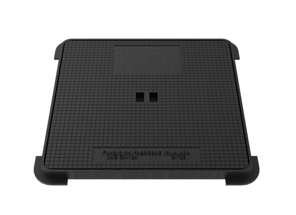 Cast iron cover and frame 800x800 hydraulic class b-125 (D-19)
