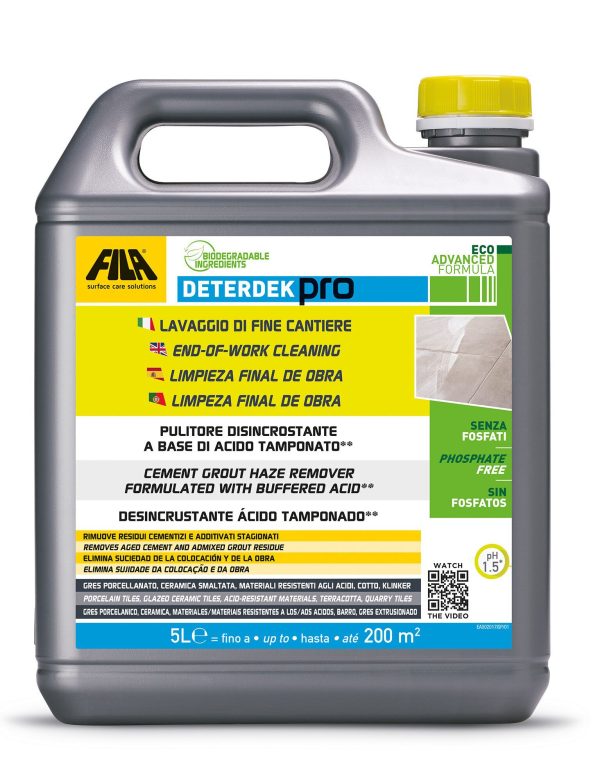 Bote (5l) Fila desincrustante Deterdek Pro