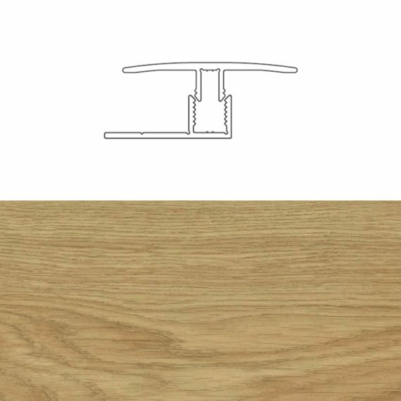 Pz.suelo laminado Designers perfil aluminio expansion C021 new roble 2.40 ml