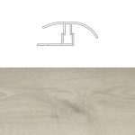 Pz.suelo laminado Designers perfil aluminio transicion C111 toronto 2.40 ml
