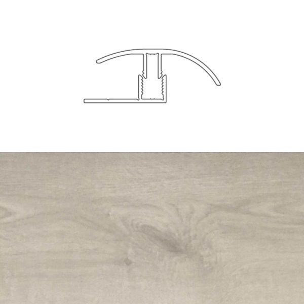 Pz.suelo laminado Designers perfil aluminio transicion C111 toronto 2.40 ml