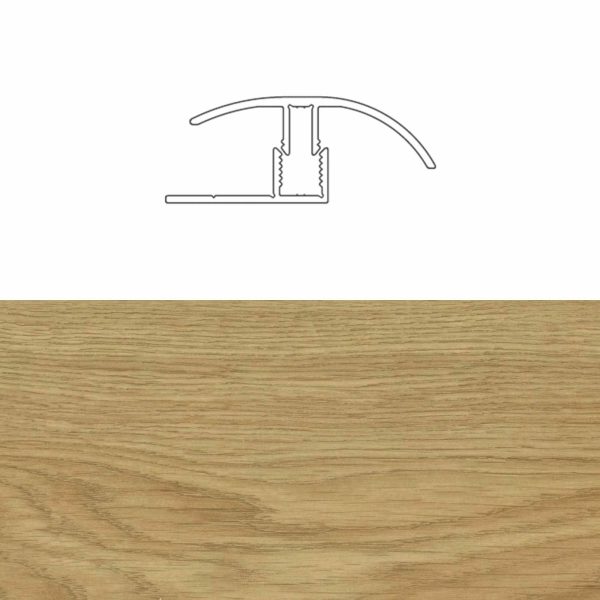 Ud. terra laminat Designers perfil alumini transició C021 new roble 2.40 ml