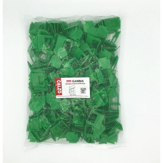 Bolsa nivelacion Gamma Plus 250 calzos 2 mm