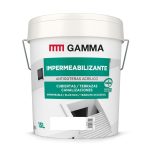 Bote Gamma pintura impermeab. antigoteras blanco 15l