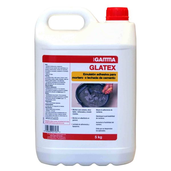 Kanister Gamma GLATEX Klebeemulsion für Mörtel 5kg
