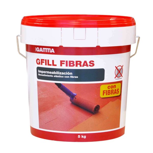 Bucket Gamma gfill fibre grey 5kg