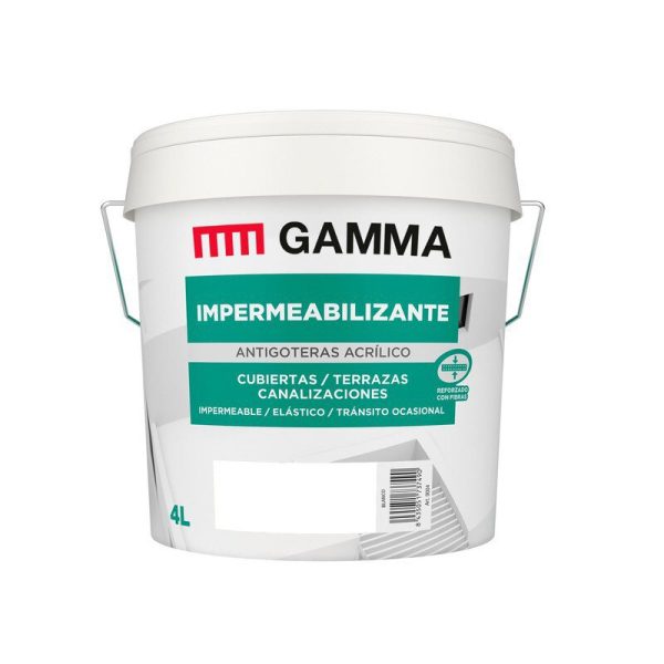 Dose Gamma Abdichtungsfarbe Tropfschutz weiß 4l