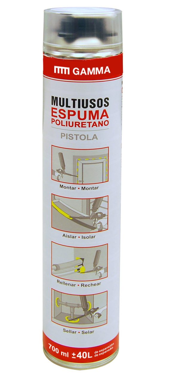 Cartutx Gamma escuma pu multiusos pistola 700ml