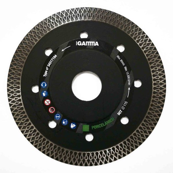 Pc. Gamma porcelain disc 115x1.2x22.2