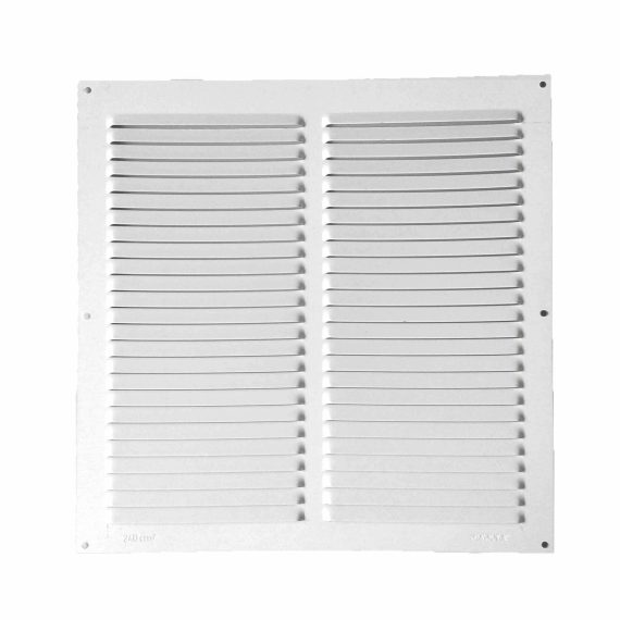 Pz. Gamma rejilla 0.6 blanca 30x30
