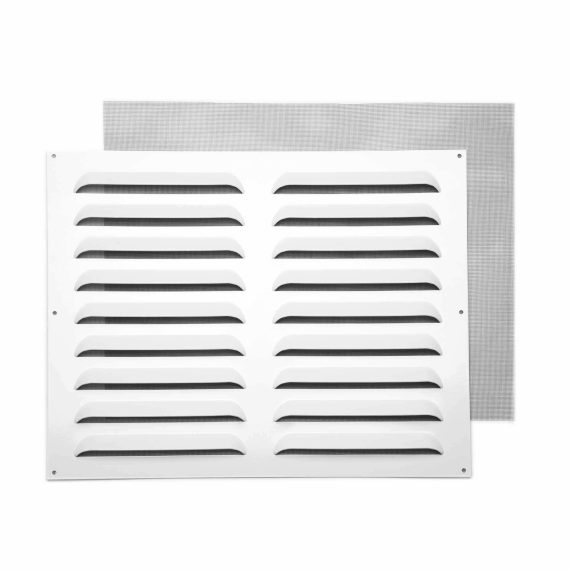 Pz. Gamma rejilla reforzada 50x40x1.5 blanca mosq.
