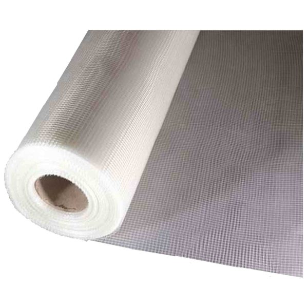 Rollo malla blanca impermeabilización (1x50m) 50gr. 2.5x2.5mm