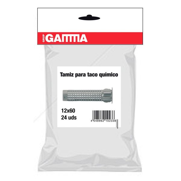 Bag Gamma mesh sleeve for chemical anchor 12x60 (24un)