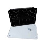 Ud. caja de empalmes PYL c/garras sujecion tabiques huecos 202x132x47