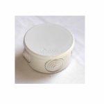 Ud. caja redonda estanca c/conos tapa presion diam 70×40